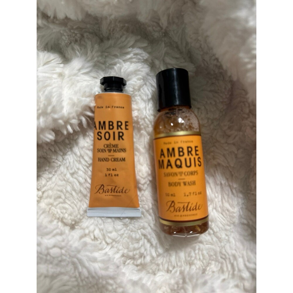Bastide Ambre Soir Gentle Body Wash and hand cream